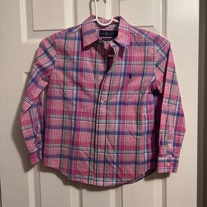 Ralph Lauren Boys Button down shirt Size 7